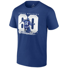 Auston Matthews Toronto Maple Leafs Fanatics Big & Tall Goal Record T-Shirt - Blue T-shirts