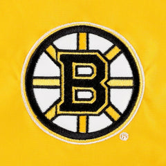 Boston Bruins Tommy Hilfiger Women's Staci Half-Zip Windbreaker Jacket - Black/Gold Jackets