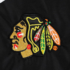 Chicago Blackhawks Tommy Hilfiger Women's Staci Half-Zip Windbreaker Jacket - Black/Red Jackets