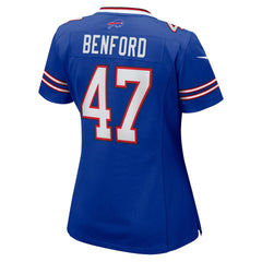 Christian Benford Buffalo Bills Women's Game Jersey - Royal on sale