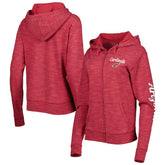 Arizona Cardinals New Era Women's Reverse Full-Zip Hoodie - Cardinal on sale