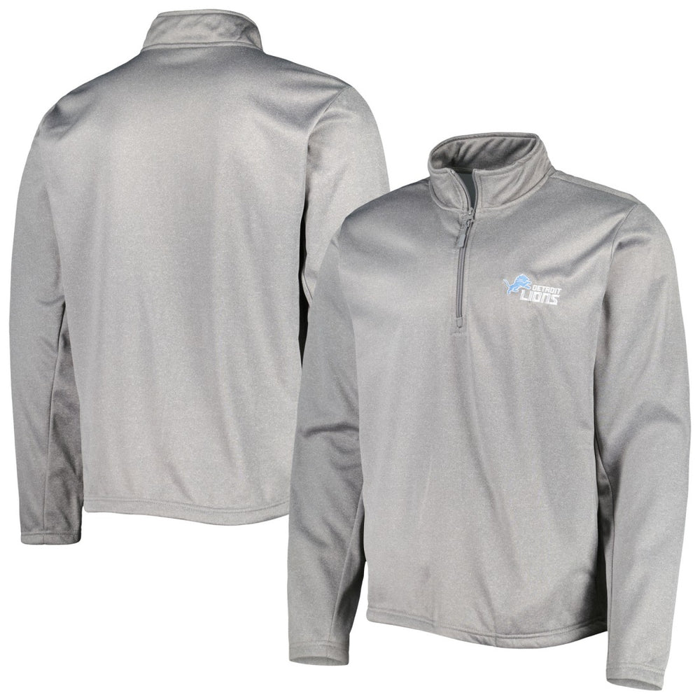 Detroit Lions Dunbrooke All-Star Tech Quarter-Zip Top - Heather Gray discount
