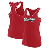 Chicago Bulls Women's Wordmark Logo Racerback Tank Top sale - Red outlet