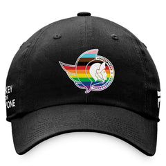 Ottawa Senators Fanatics Team Logo Pride Adjustable Hat - Black Hats