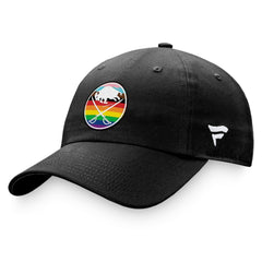 Buffalo Sabres Fanatics Team Logo Pride Adjustable Hat - Black Hats