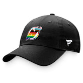 New Jersey Devils Fanatics Team Logo Pride Adjustable Hat - Black Jerseys