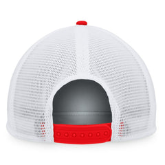Washington Nationals Majestic Foam Trucker Snapback Hat Red/White