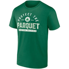 Boston Celtics Protect The Parquet Hometown Collection T-Shirt - Kelly Green sale