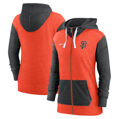 San Francisco Giants Women's Full-Zip Hoodie Orange