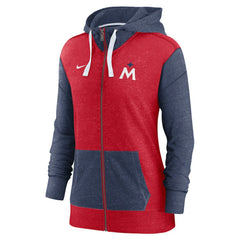 Minnesota Twins Women's Full-Zip Hoodie Red