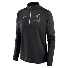 Chicago White Sox Women's Pacer Quarter-Zip Top Black