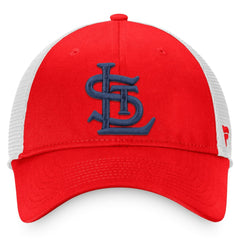 St. Louis Cardinals Cooperstown Collection Core Trucker Snapback Hat Red/White