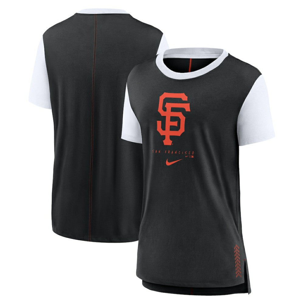 San Francisco Giants Women's Local Touch Fashion Top Black