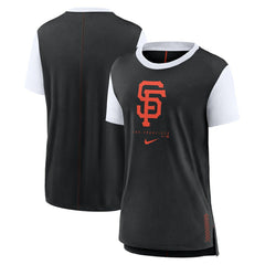 San Francisco Giants Women's Local Touch Fashion Top Black