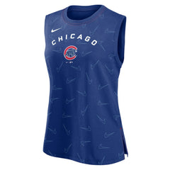 Chicago Cubs Women's Muscle Play Tank Top Royal