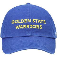 Golden State Warriors '47 Clean Up Wordmark Adjustable Hat sale - Royal for sale