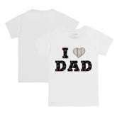 Arizona Diamondbacks Tiny Turnip Youth I Love Dad T-Shirt White