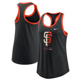 San Francisco Giants Women's Tech Tri-Blend Tank Top Black