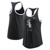 Chicago White Sox Women's Tech Tri-Blend Tank Top Black