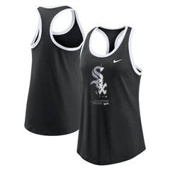 Chicago White Sox Women's Tech Tri-Blend Tank Top Black