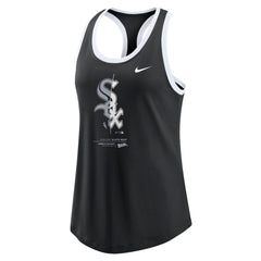 Chicago White Sox Women's Tech Tri-Blend Tank Top Black
