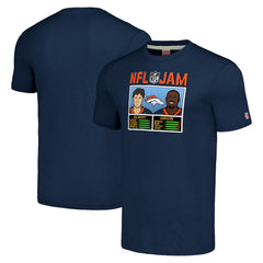 John Elway & Terrell Davis Denver Broncos Homage Unisex NFL Jam Retired Tri-Blend T-Shirt - Navy cheap
