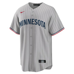 Minnesota Twins Road Replica Team Jersey Gray
