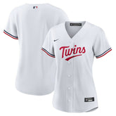 Minnesota Twins Women's Home Replica Team Logo Jersey White