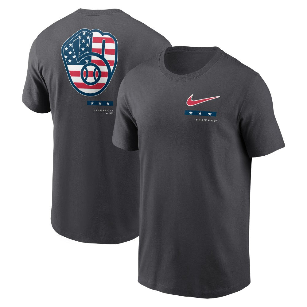 Milwaukee Brewers Americana T-Shirt Anthracite
