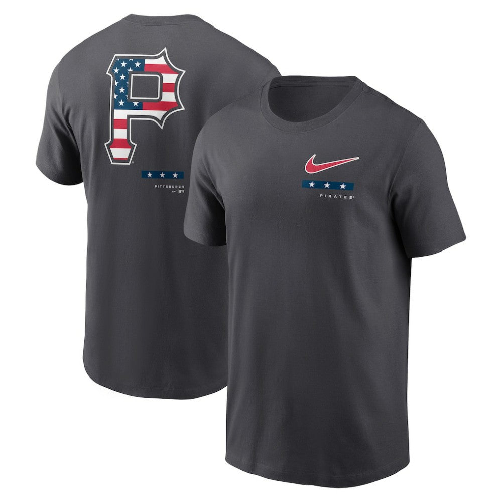 Pittsburgh Pirates Americana T-Shirt Anthracite