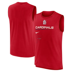 St. Louis Cardinals Exceed Performance Tank Top Red