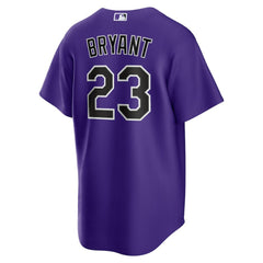 Kris Bryant Colorado Rockies Alternate Replica Player Jersey Purple