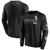 Chicago White Sox High Whip Pitcher Long Sleeve T-Shirt Black