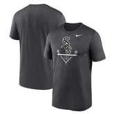 Chicago White Sox Big & Tall Icon Legend Performance T-Shirt Anthracite