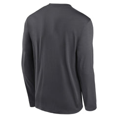 Chicago White Sox Icon Legend Performance Long Sleeve T-Shirt Anthracite