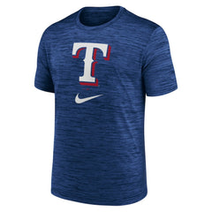 Texas Rangers Logo Velocity Performance T-Shirt Royal