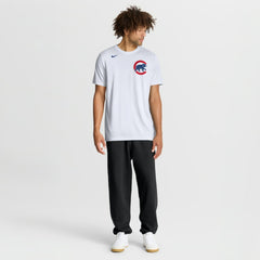Chicago Cubs New Legend Wordmark Dri-FIT T-Shirt White