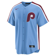 Kyle Schwarber Philadelphia Phillies Alternate, 1st Replica Jersey Light Blue
