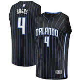 Jalen Suggs Orlando Magic Youth 2021/22 Fast Break Replica Jersey - Icon Edition - Black cheap