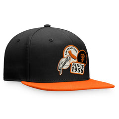 San Francisco Giants Heritage Patch Fitted Hat Black/Orange