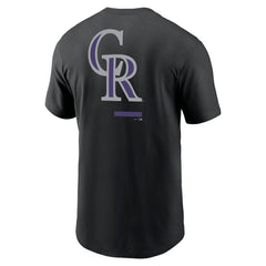 Colorado Rockies Over the Shoulder T-Shirt Black