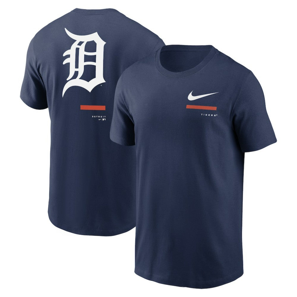 Detroit Tigers Over the Shoulder T-Shirt Navy