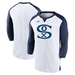 Chicago White Sox Rewind 3/4-Sleeve T-Shirt White/Navy