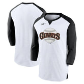 San Francisco Giants Rewind 3/4-Sleeve T-Shirt White/Black