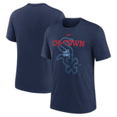 Chicago White Sox Rewind Retro Tri-Blend T-Shirt Navy