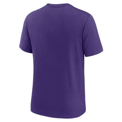 Tampa Bay Rays Rewind Retro Tri-Blend T-Shirt Purple