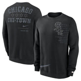 Chicago White Sox Statement Ball Game Fleece Pullover Sweatshirt Black