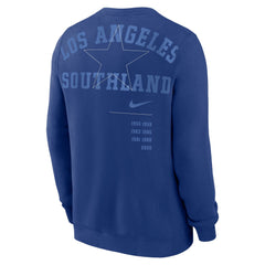 Los Angeles Dodgers Statement Ball Game Fleece Pullover Sweatshirt Royal