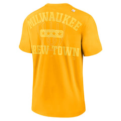 Milwaukee Brewers Statement Game Over T-Shirt Gold