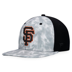 San Francisco Giants Majestic Smoke Dye Snapback Hat Gray